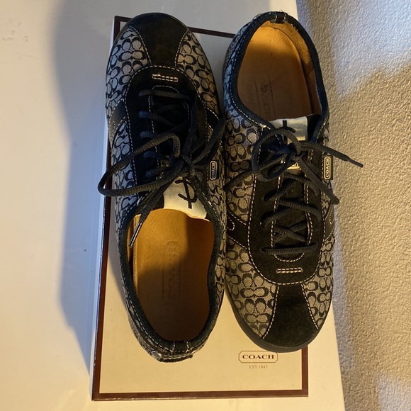 Coach Logo Lace Up Sneakers - Picture 2 of 2